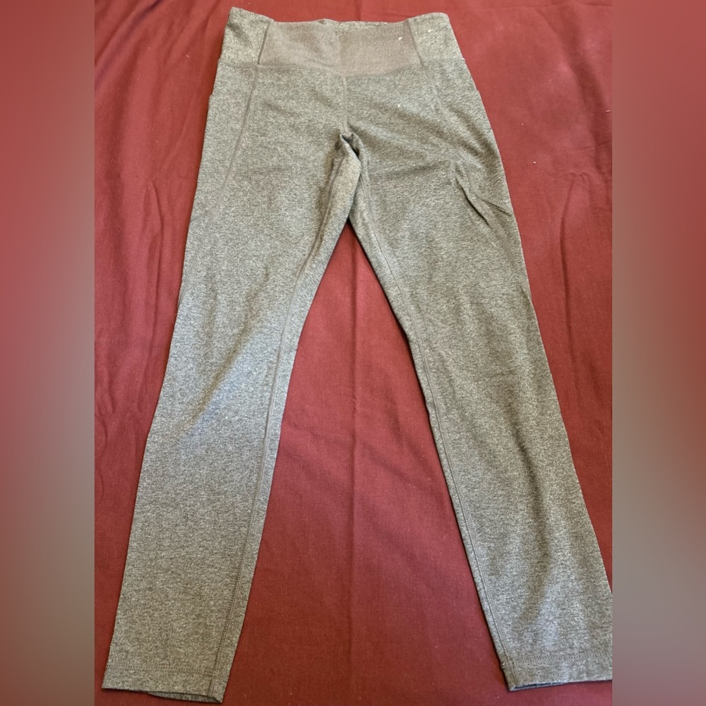 High-Rise Heather Gray Performance Leggings